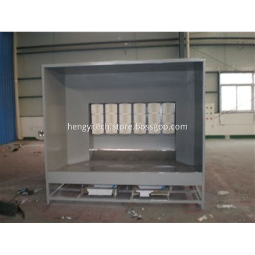 spray powder coating booth